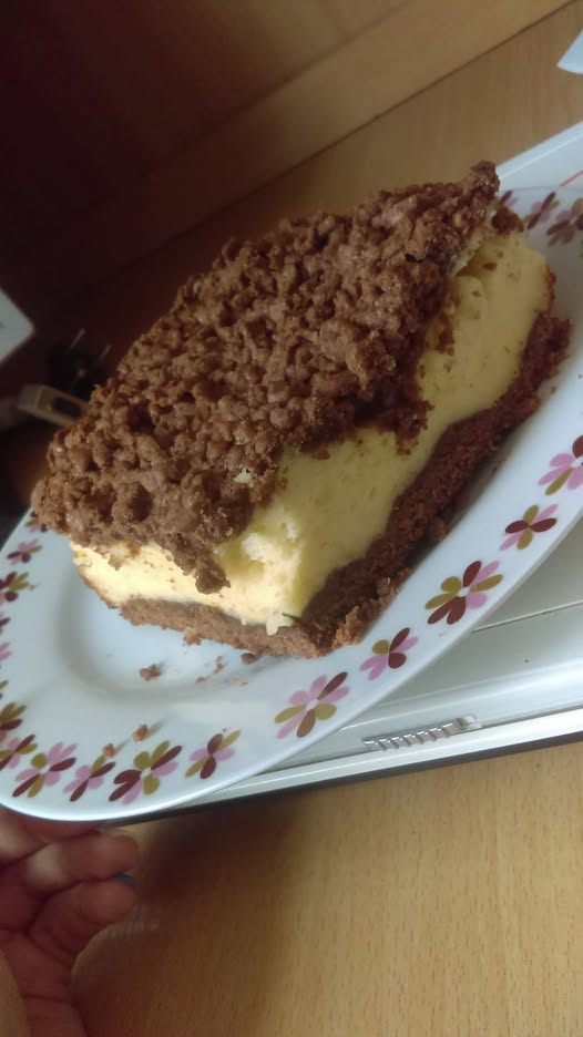 Sernik na kakaowym spodzie