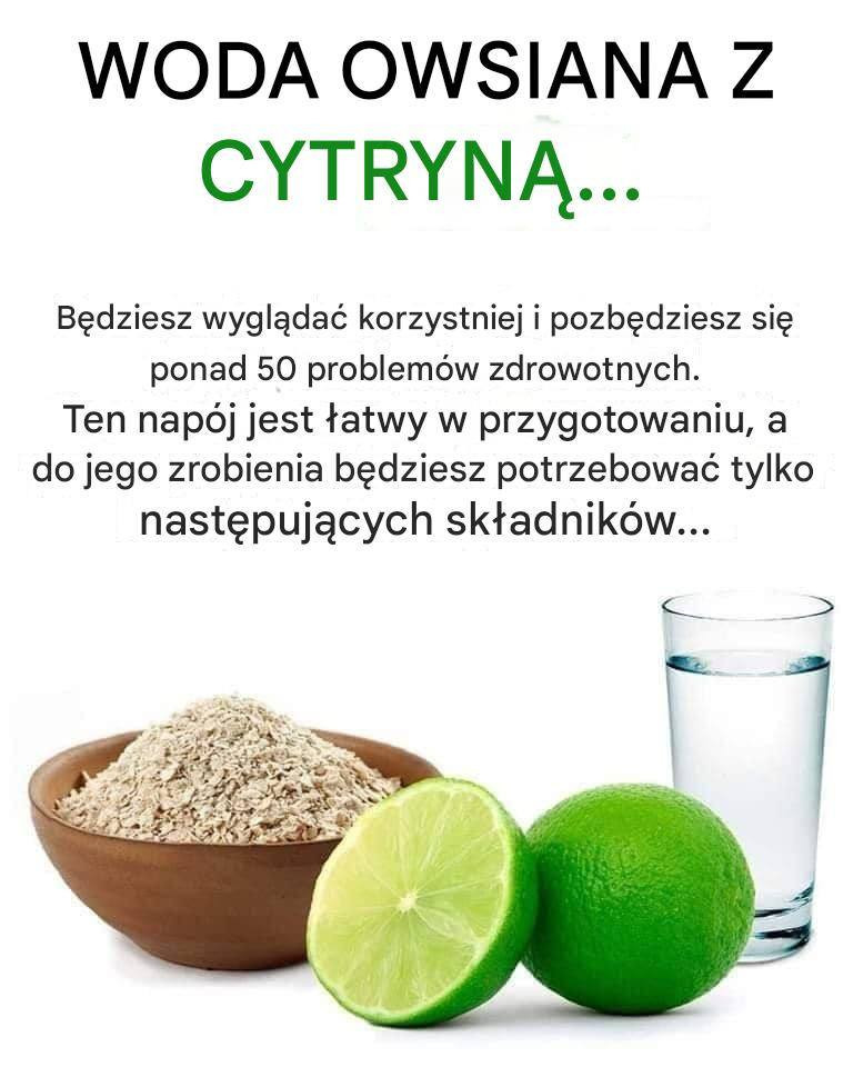 Korzyści płynące z wody owsianej z cytryną, o których nie wiedziałeś