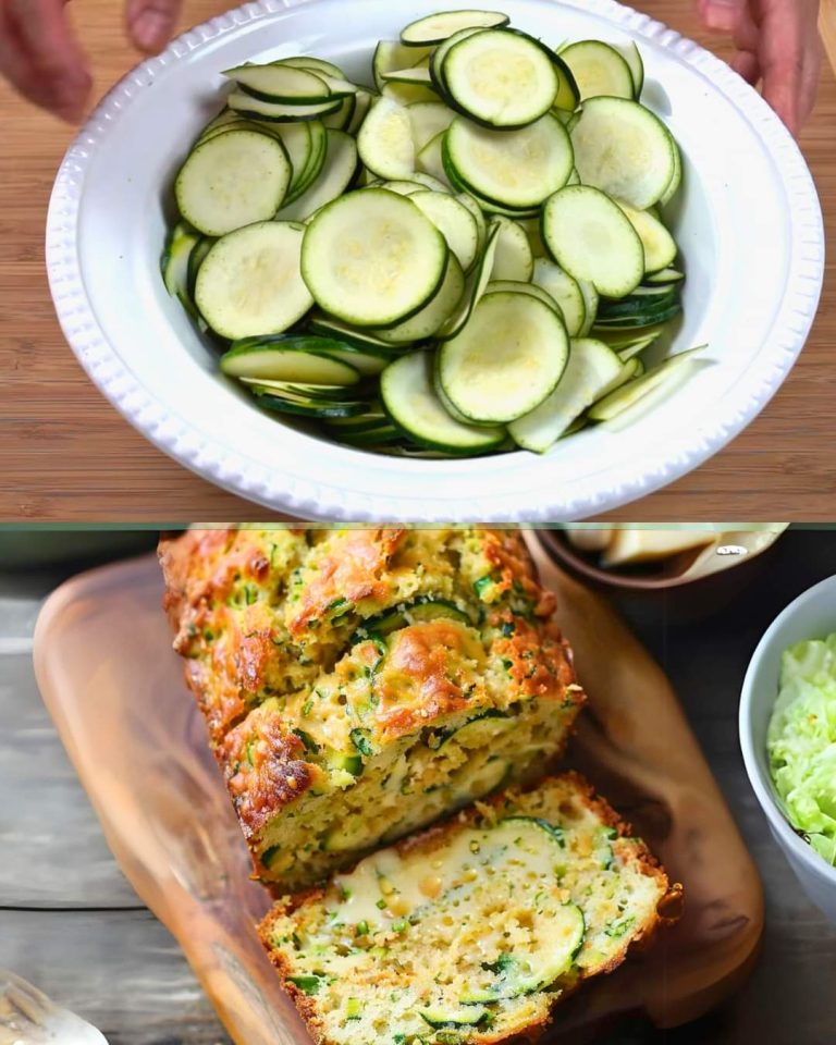 Chleb z cukinią i serem cheddar