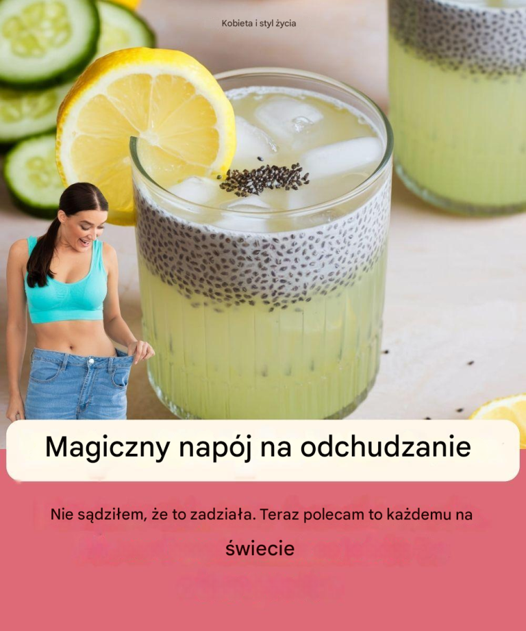Ochłodź się dzięki właściwościom odchudzającym tego napoju z cytryną, ogórkiem i nasionami chia.
