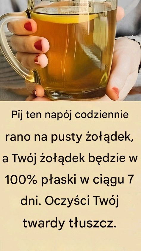 Najlepszy napój detoksykujący spalający tłuszcz przed