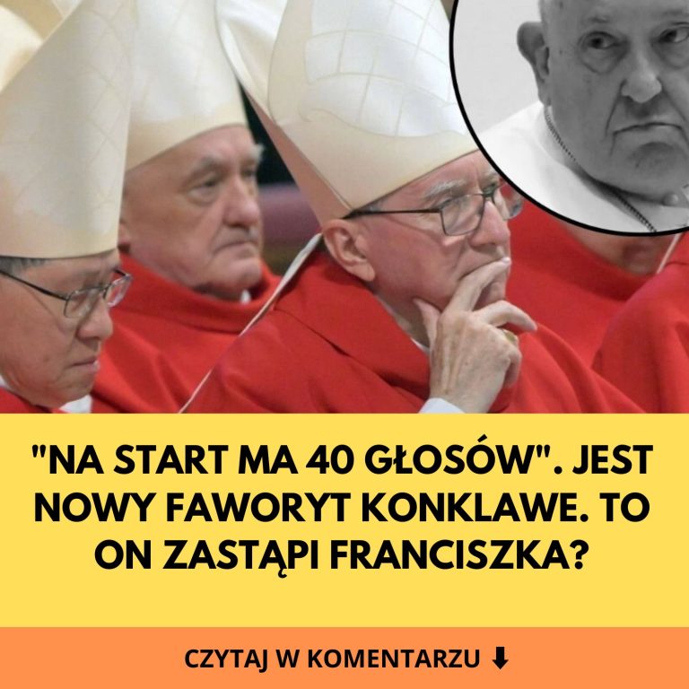 „Na start ma 40 głosów”. Jest nowy faworyt konklawe. To on zastąpi Franciszka?