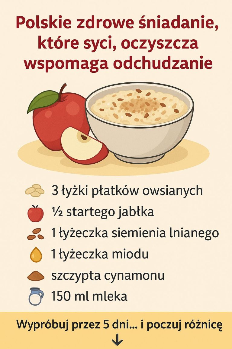 Zdrowe polskie śniadanie, które syci, oczyszcza organizm i pomaga w utracie wagi.
