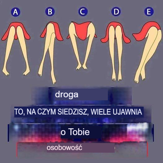 Sposób, w jaki siedzisz, mówi wiele o twojej osobowości.