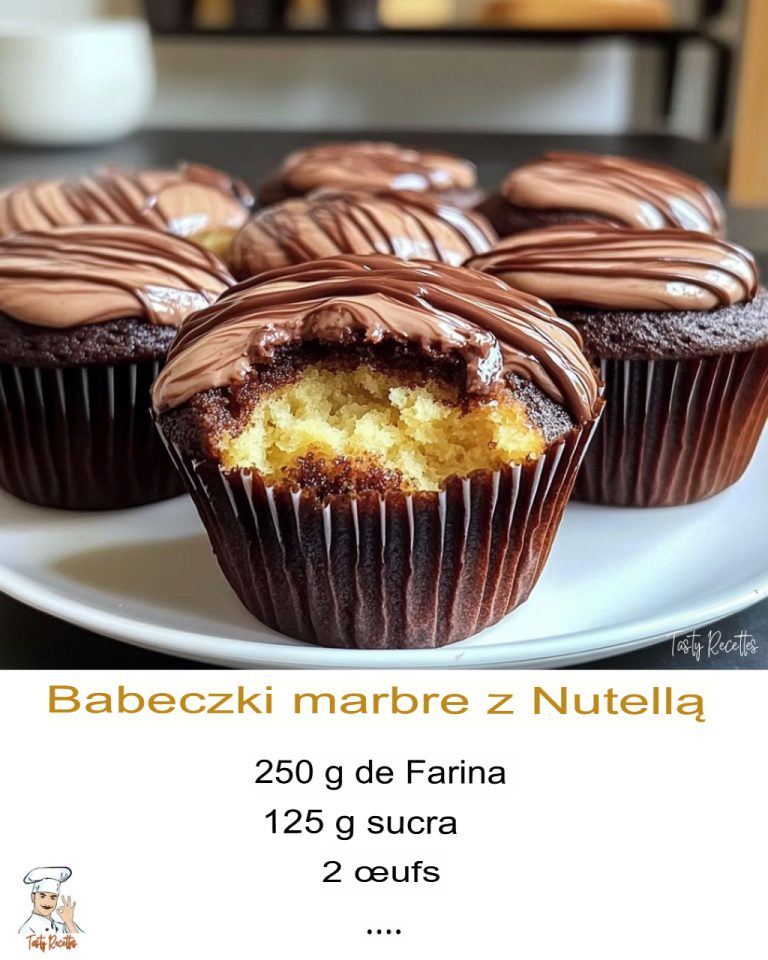 Babeczki marmurkowe z Nutellą