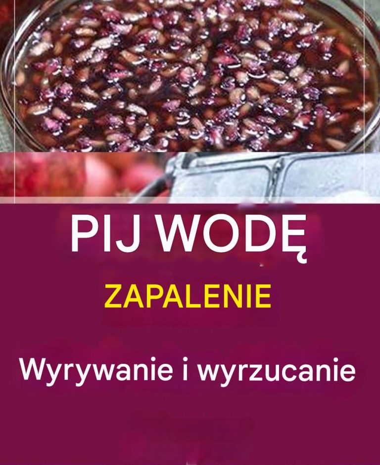 Wypij wodę, a ona wyleczy stan zapalny