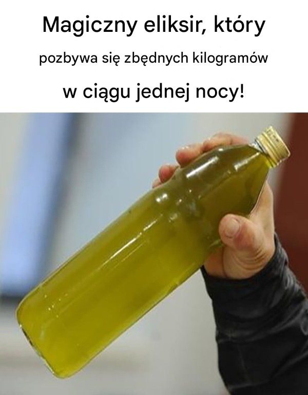 Magiczny eliksir, który pozbywa się zbędnych kilogramów w ciągu jednej nocy!