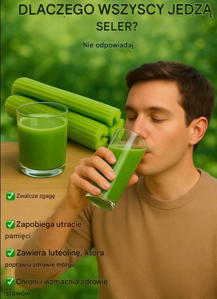 NAPÓJ NA BAZIE SELERA NA ODCHUDZANIE.