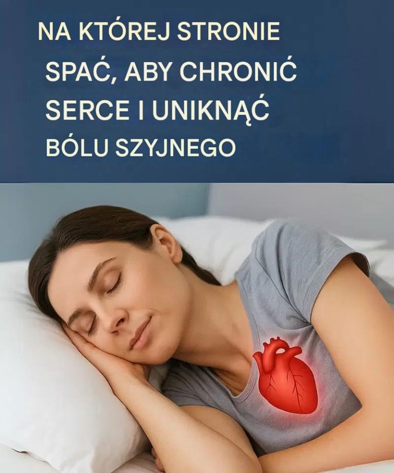 Zmień pozycję snu: unikaj bólu szyi, refluksu i chroń swoje serce.