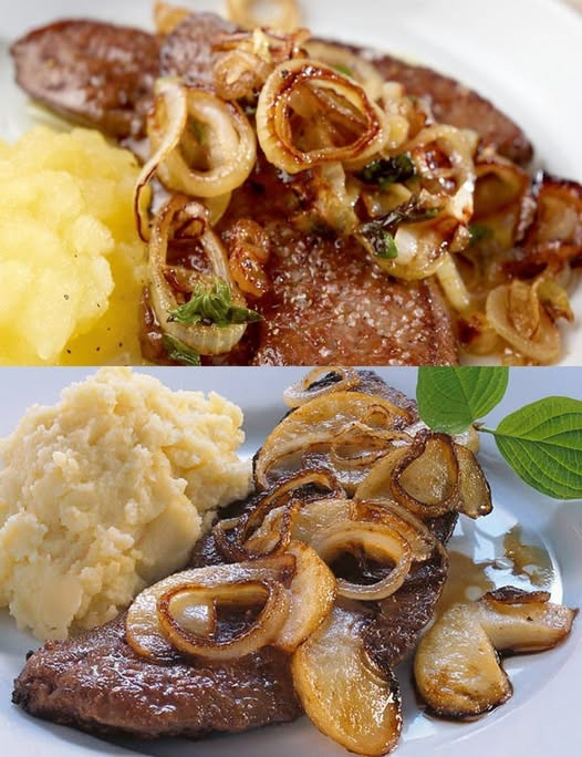 CZY KTOKOLWIEK TUTAJ NAPRAWDĘ ZJADŁBY WĄTRÓBKĘ Z CEBULĄ?