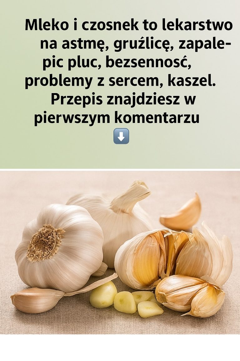 Mleko i czosnek to lekarstwo na astmę, gruźlicę, zapalenie płuc i bezsenność