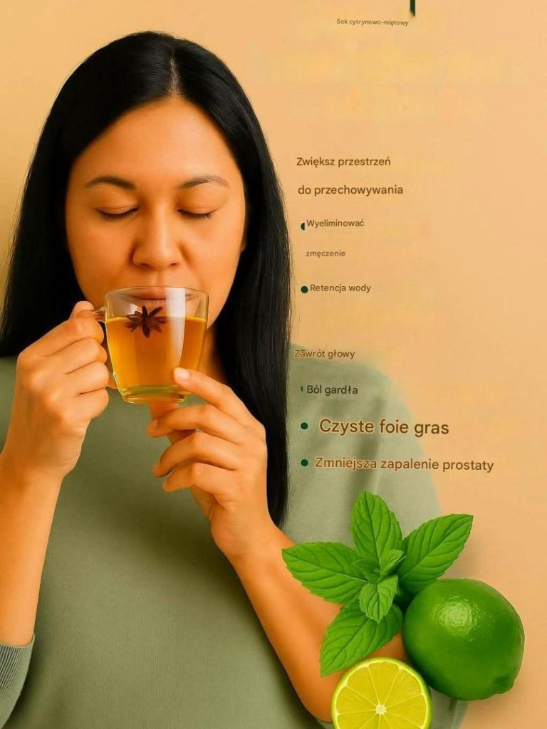 Sok z mięty pieprzowej i cytryny: orzeźwiający, naturalny i bogaty w korzyści Ten napój to silny, naturalny tonik, idealny na: