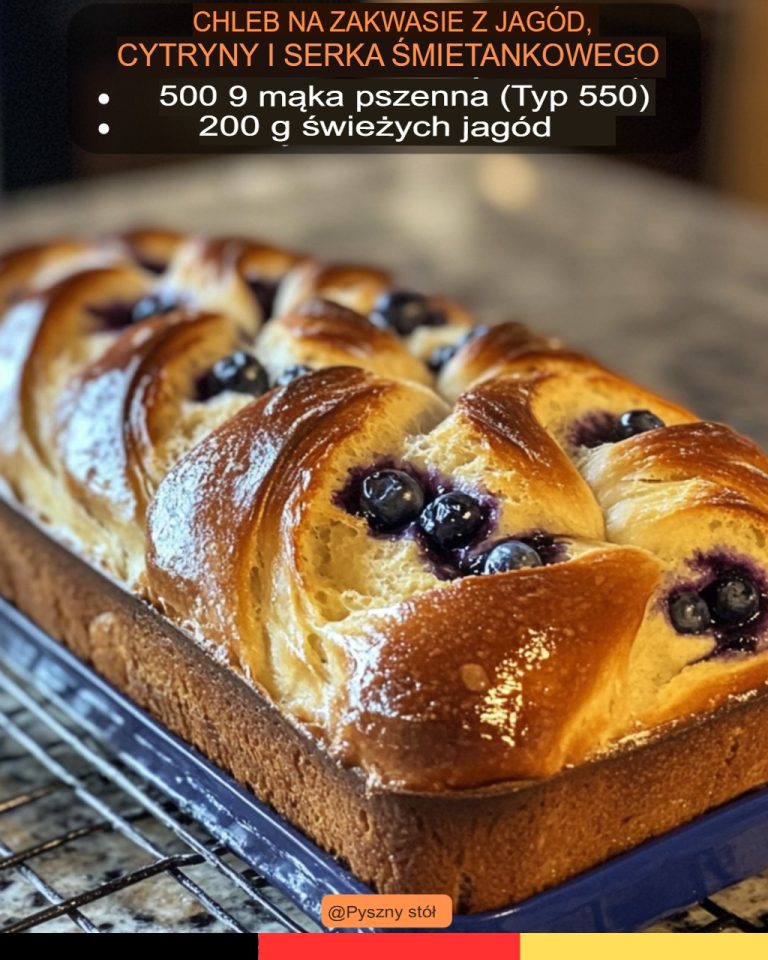 🍞 Blaubeer-Zitronen-Frischkäse-Sauerteigbrot 🍋