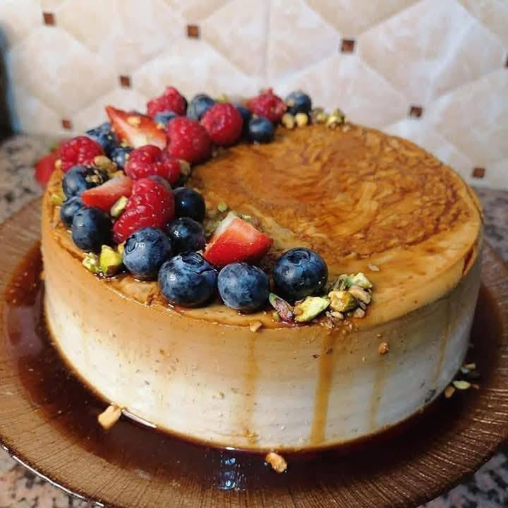 Flan Quajada z migdałami na przyjęcia i okazje
