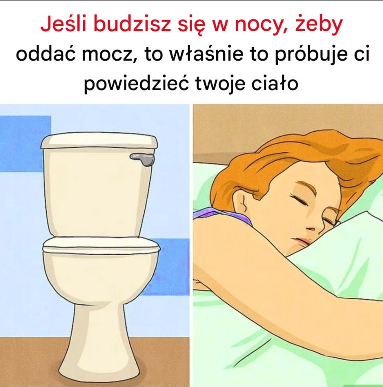 Jeśli budzisz się w nocy, żeby oddać mocz, to właśnie to próbuje ci powiedzieć twoje ciało