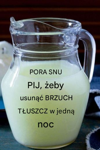 Napój na dobranoc dla lepszego snu i metabolizmu