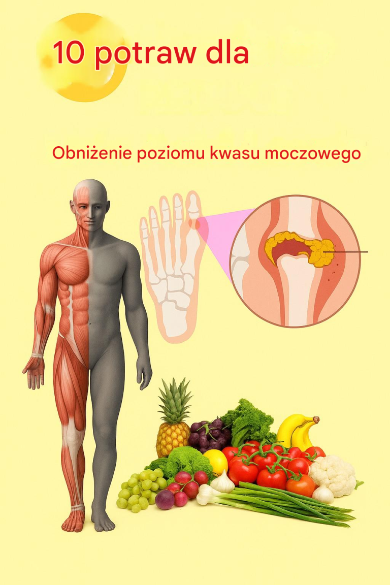 10 najlepszych produktów spożywczych obniżających poziom kwasu moczowego
