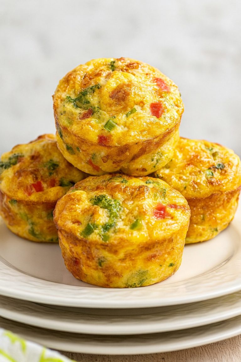 Muffinki tortilla z szynką, serem i warzywami