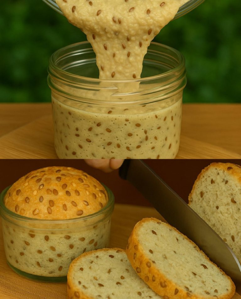 Nie jem białej mąki! Chleb w słoiku w minutę! Bez drożdży, bez cukru