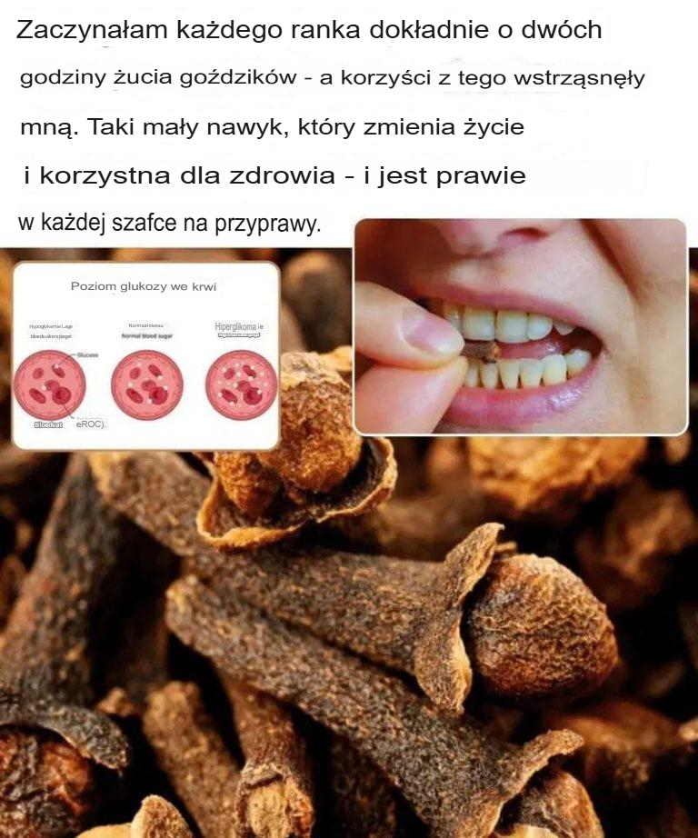 Goździki i zdrowe starzenie się: korzyści i środki ostrożności dla osób po 50. roku życia