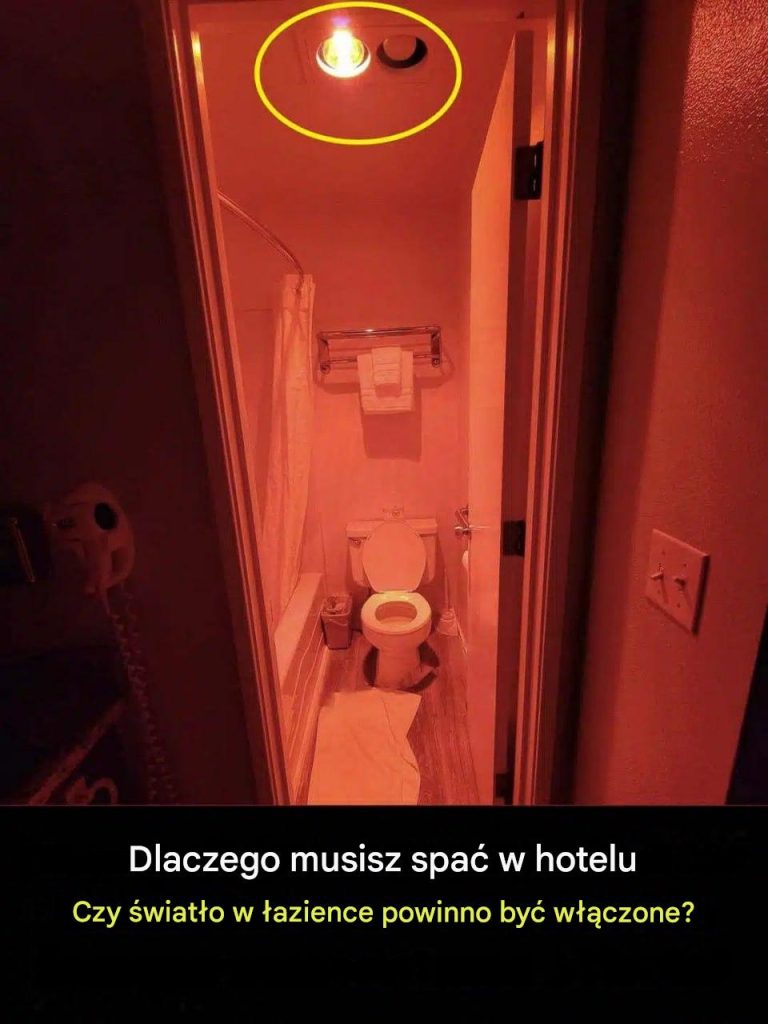 Pozostawienie włączonego światła w łazience podczas snu w hotelu może uratować życie