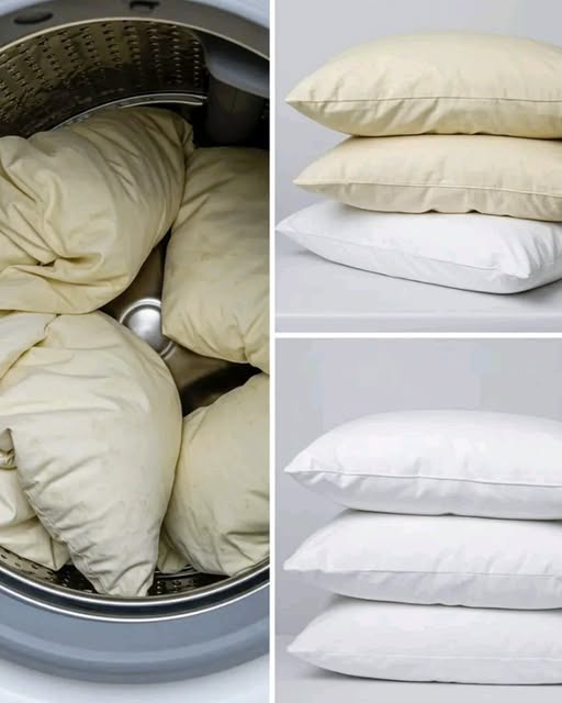 Jak prać pożółkłe poduszki: 3 wskazówki, jak sprawić, by były białe jak nowe