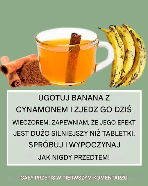 20 korzyści ze spożywania gotowanego banana z cynamonem każdego wieczoru