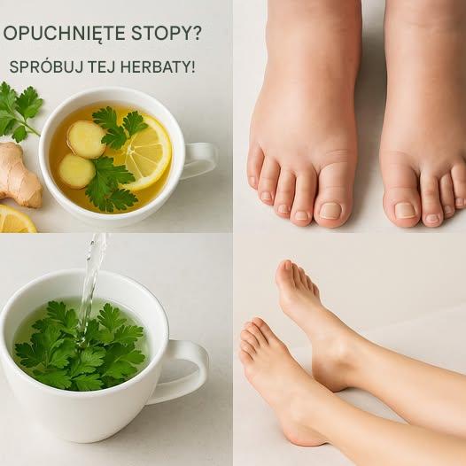 Pożegnaj opuchnięte nogi, kostki i stopy dzięki herbacie pietruszkowej!