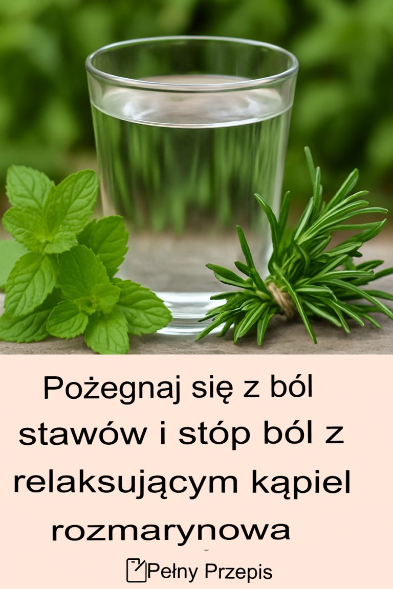 Pożegnaj ból stawów i stóp dzięki relaksującej kąpieli rozmarynowej