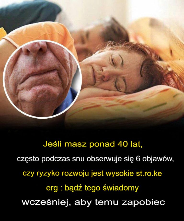 Jeśli po 40. roku życia częściej doświadczasz 6 objawów podczas snu