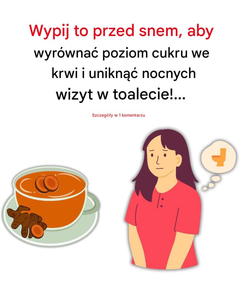 Wypij to przed snem, aby wyrównać poziom cukru we krwi i uniknąć nocnych wizyt w toalecie!