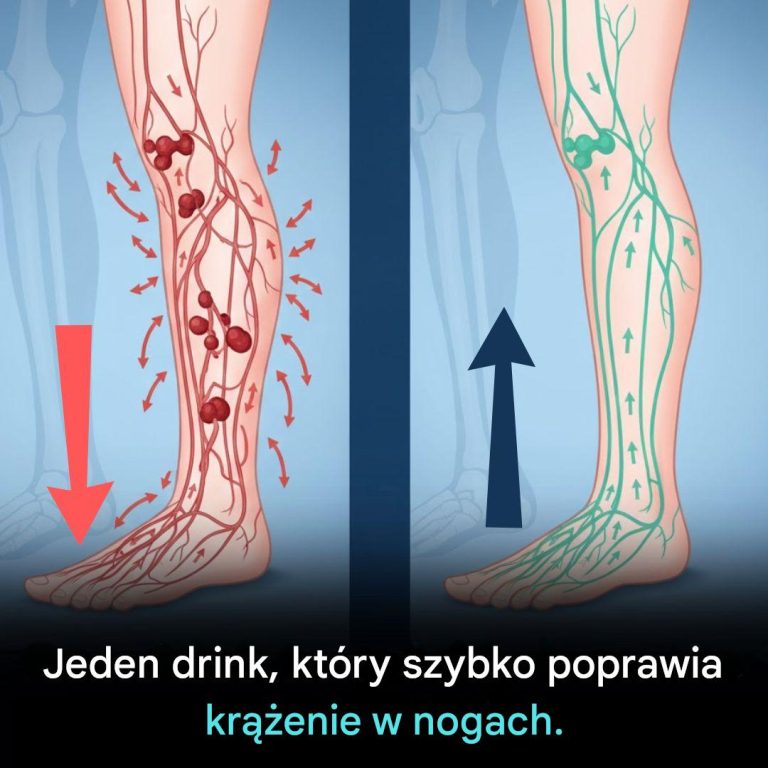 Jeden napój, który szybko poprawia krążenie w nogach