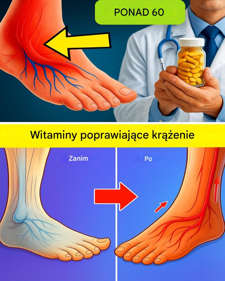 Najlepsze witaminy poprawiające krążenie krwi w nogach i stopach po 50. roku życia
