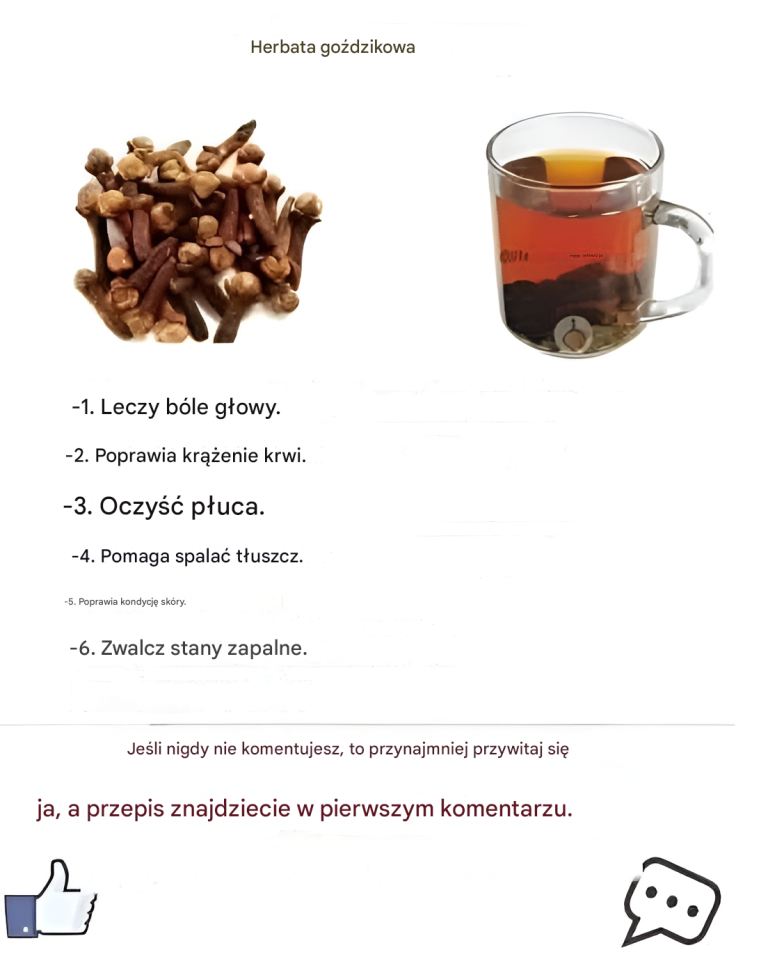 Żuj goździki, tak powiedział mój lekarz. Będę ci dozgonnie wdzięczny.