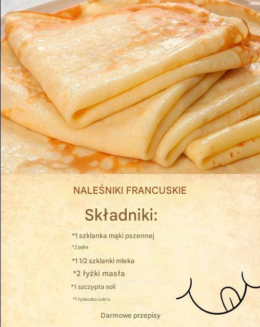 NALEŚNIKI FRANCUSKIE