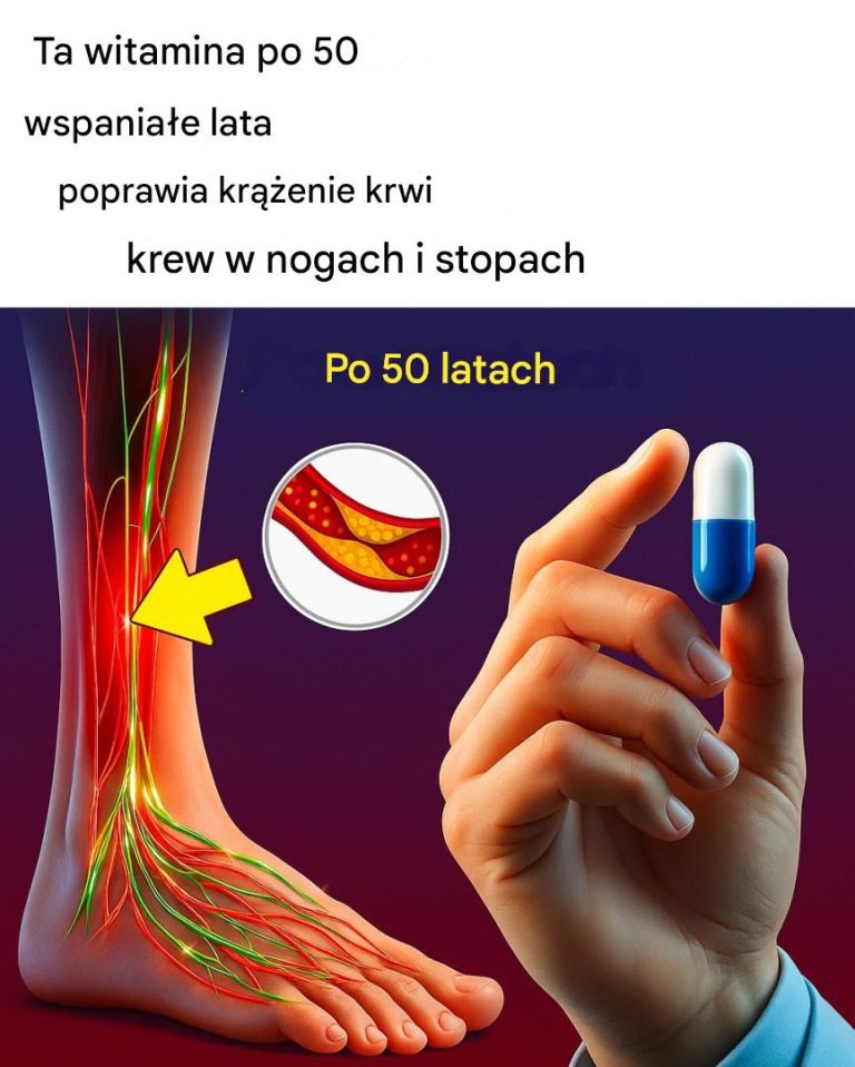 Deze witamina blijkt na 50 ye ar Wonderbaarlijk te zijn en verbertert de bloedcircie en debenen en voeten