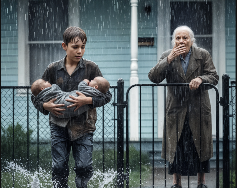 Padał ulewny deszcz, gdy do jej drzwi zapukał biedny młody mężczyzna… Ale prawda, którą przyniósł, zmieniła jej życie na zawsze…