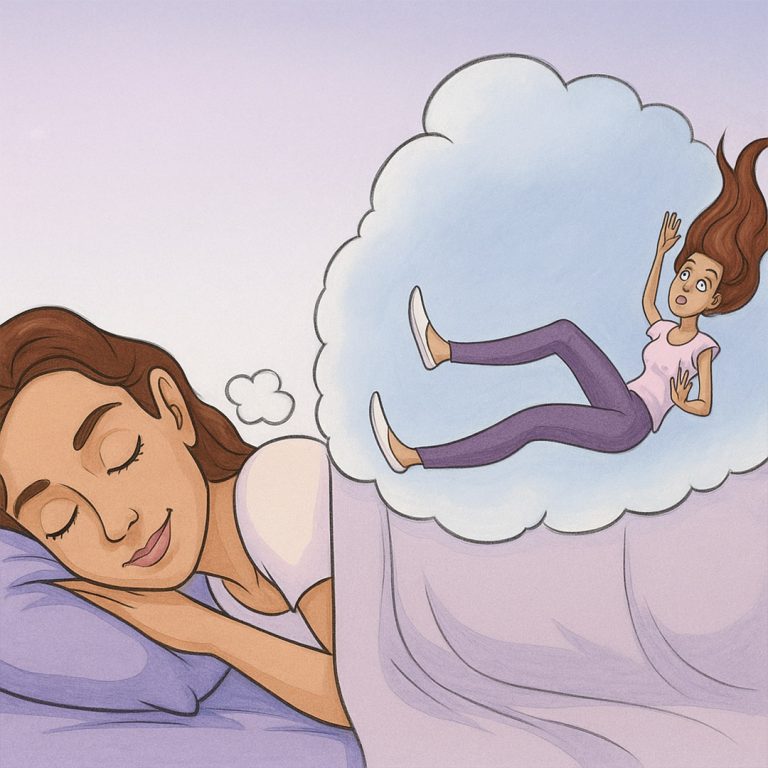 Dlaczego czasami mamy wrażenie, że spadamy, gdy śpimy?