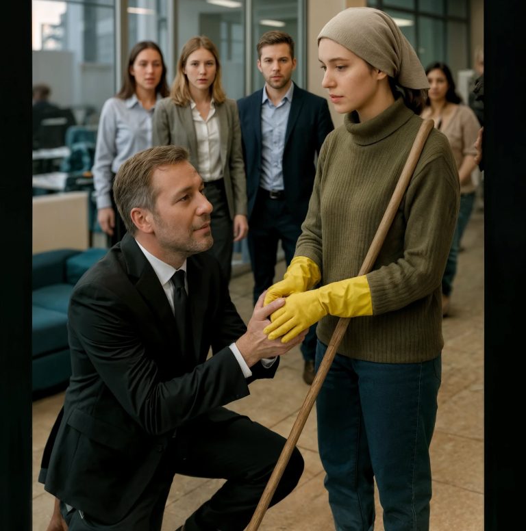 Nie odezwała się przez trzy lata — aż do momentu, gdy przed nią uklęknął.