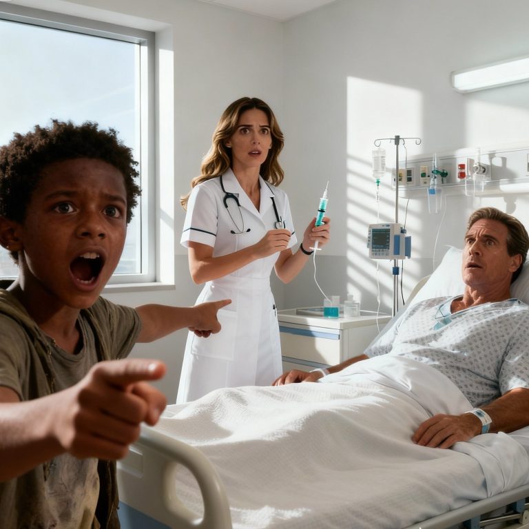 „Uważaj! Nie ufaj jej! Ona nie jest pielęgniarką, ona…” — krzyknął chłopiec w szpitalu do miliardera, a prawda, która się z tego wydobyła, wprawiła wszystkich w osłupienie…