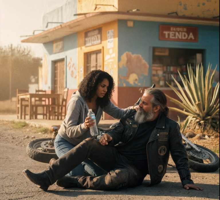 Młoda czarnoskóra kobieta wydaje ostatnie osiem dolarów, aby pomóc członkowi Hell's Angels — następnego dnia setka motocyklistów wręcza jej prezent, który odmieni jej życie.