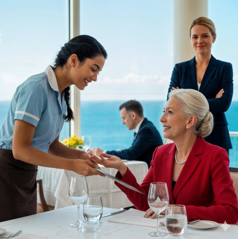 Skromna kelnerka pomaga głuchej matce milionera. To, co wyjawiła, pozostawiło wszystkich bez słowa.