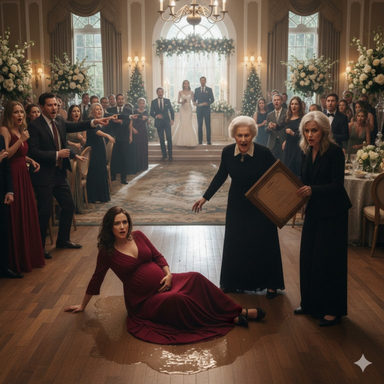 Na weselu mojego brata mama wpakowała mnie do drewnianej tablicy z menu przed 300 gośćmi... a mi wody odeszły na podłodze sali balowej