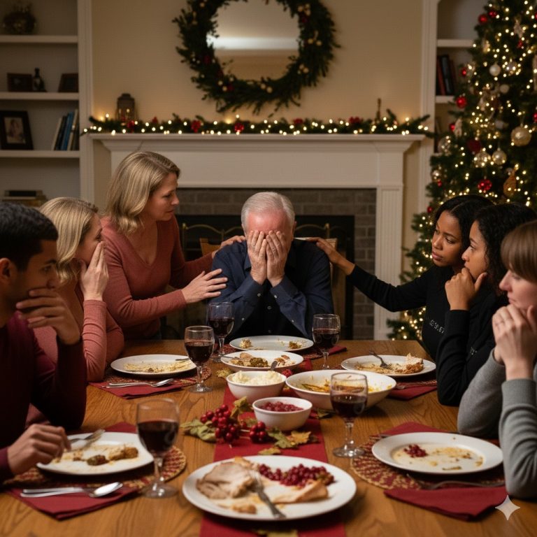 Podczas tego Święta Dziękczynienia mój tata spojrzał mi prosto w twarz i krzyknął: „Nie jesteś moim synem”. Pięć minut później…