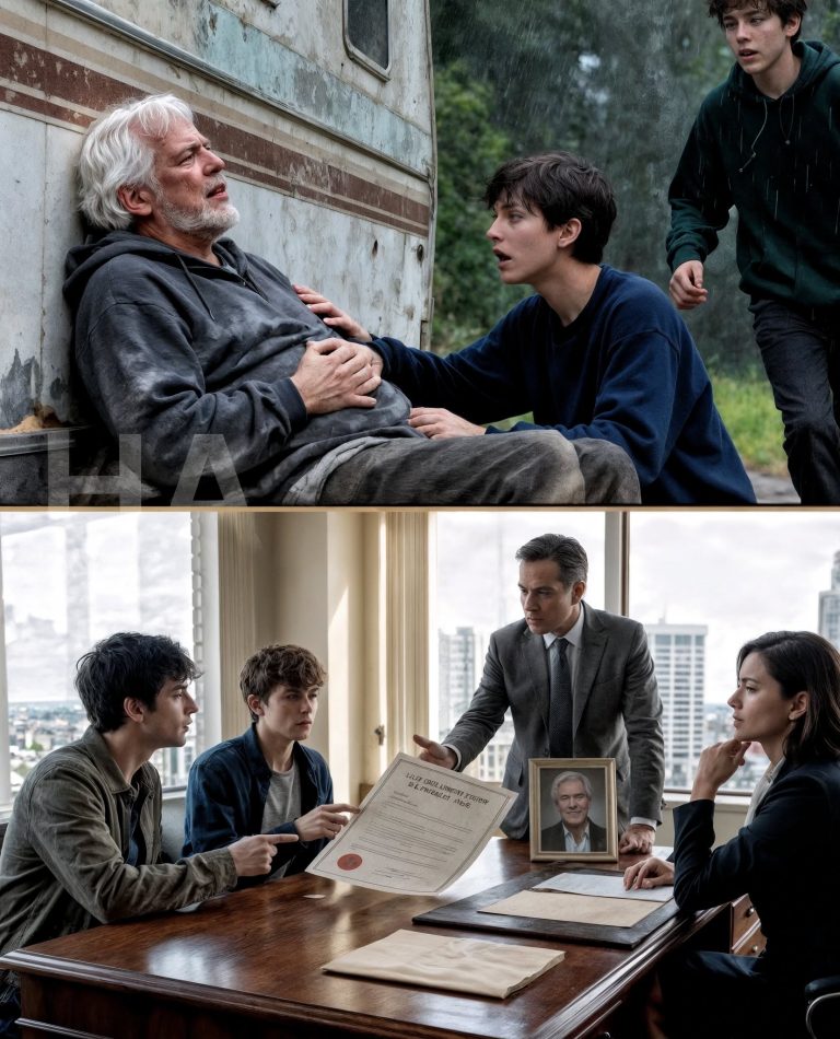 Dwóch biednych chłopców zawsze żyło zgodnie z naukami miłości i dobroci przekazanymi przez ich zmarłą babcię. Aż do dnia, w którym bracia odważyli się stawić czoła mroźnemu deszczowi, by pomóc starszemu mężczyźnie, nieświadomi konsekwencji, jakie ten akt dobroci będzie miał kiedyś na ich