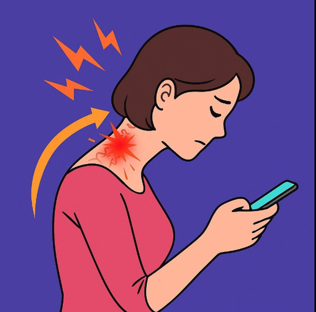 „Ból szyi spowodowany smartfonem”: współczesny problem zdrowotny