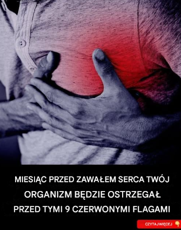 Miesiąc przed zawałem serca Twój organizm da Ci znać: Oto 6 objawów!