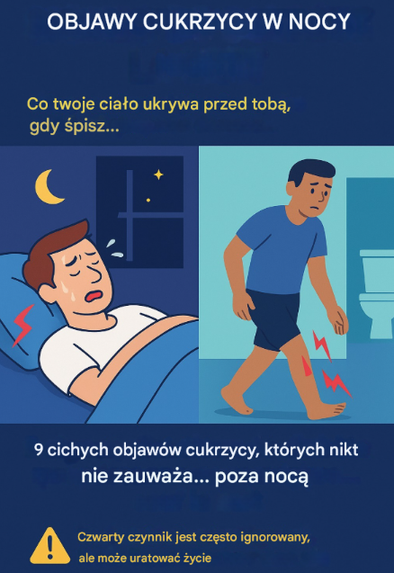 9 objawów cukrzycy pojawiających się w nocy: co musisz wiedzieć!