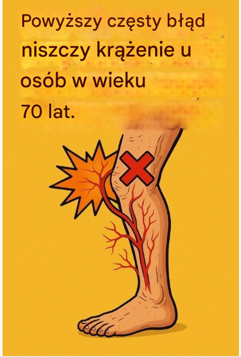 Po 70 latach ten częsty błąd niszczy krążenie