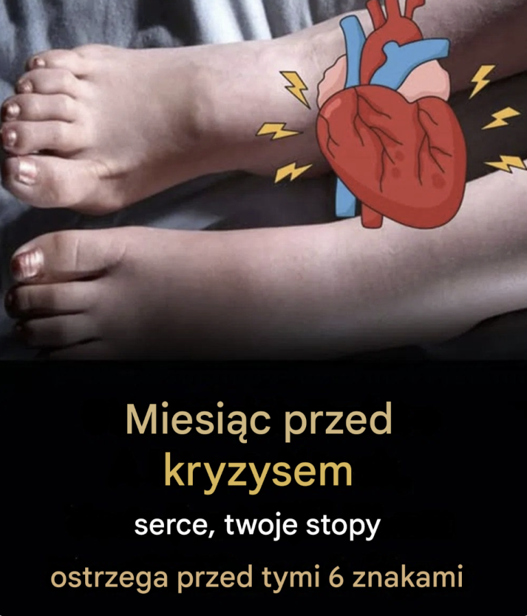 Miesiąc przed zawałem serca Twoje stopy ostrzegą Cię o tych 6 objawach